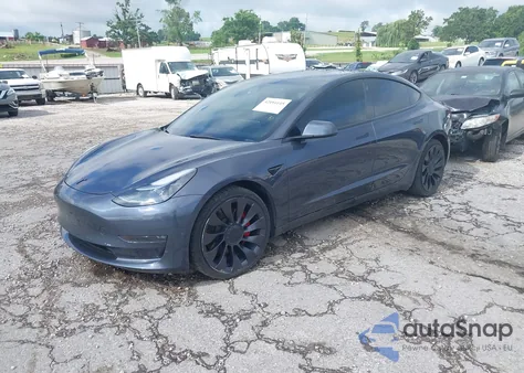 2023 Tesla Model 3 Performance Dual Motor All-Wheel Drive из США, поврежденный, VIN 5YJ3E1EC0PF399284